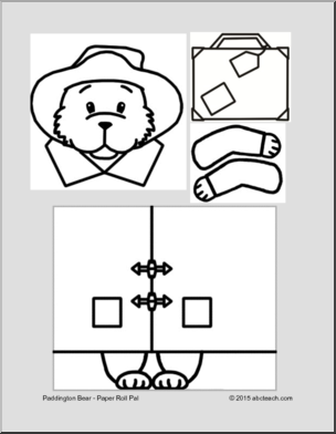 Craft: Paper Roll Pal – Paddington Bear