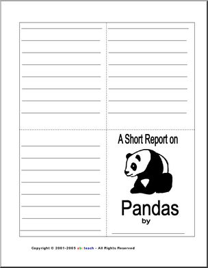 Report Form: Pandas – b/w version