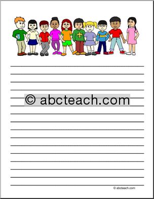 Writing Paper: abcteach Kids (primary/elem)