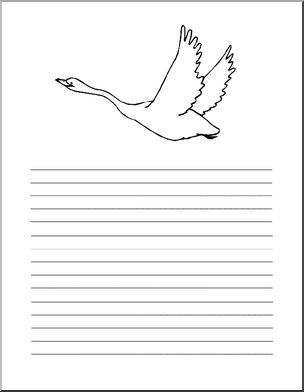 Swan 2 Writing Paper