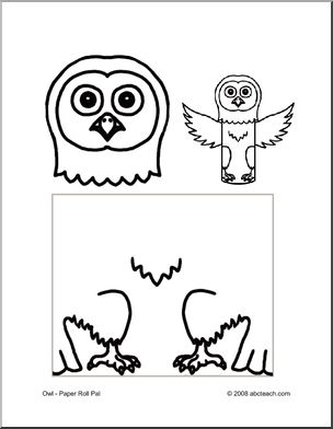 Craft: Paper Roll Pal – Owl (preschool-elem)