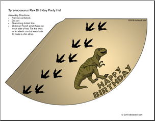 Dinosaur-Themed Party Hat