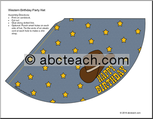 Western-Themed Party Hat