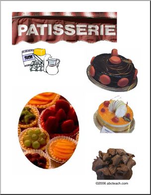 French: Poster–Pâ€štisserie–Pastry