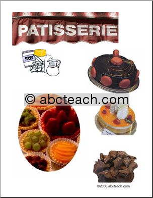French: Poster–Pâ€štisserie–Pastry