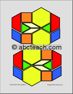 Medium (color) Pattern Blocks