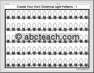 Game: Create Your Own Christmas Light Patterns