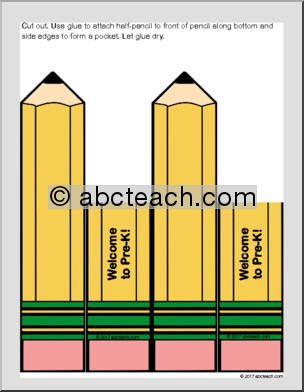 Back-to-School Pencil Pockets