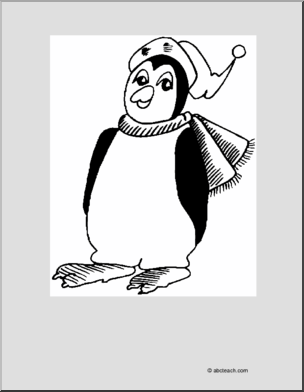Coloring Page: Penguin