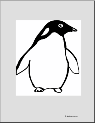 Coloring Page: Penguin