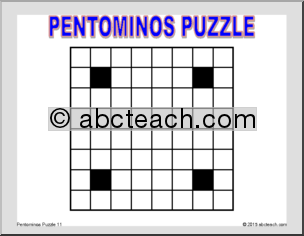 Math Puzzle: Pentominos Puzzle 11