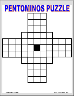 Math Puzzle: Pentominos Puzzle 3