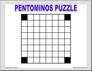 Math Puzzle: Pentominos Puzzle 6