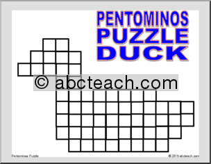 Math Puzzle: Pentominos Puzzle – Duck
