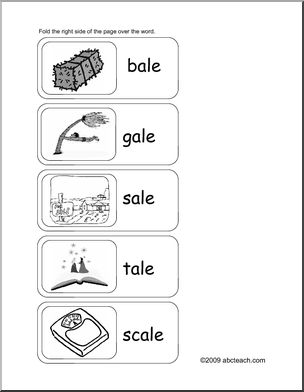 Word Family – ale words Flashcards