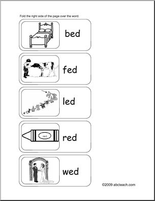 Word Family – ed words Flashcards
