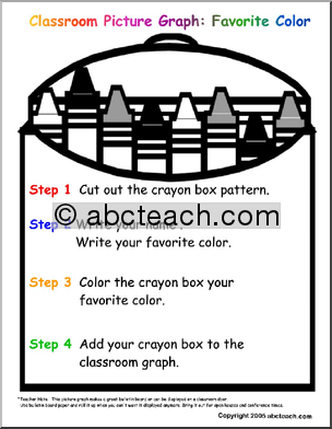 Favorite Color Classroom Picture Graphs
