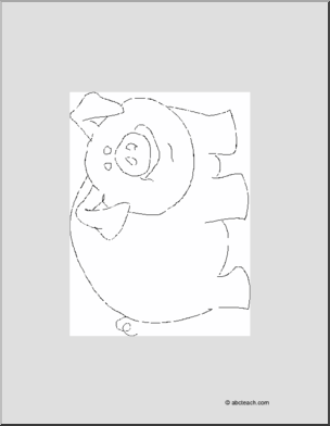 Coloring Page: Pig