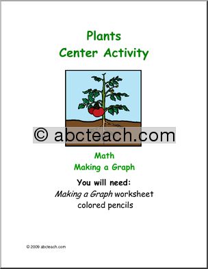 Learning Center: Plants – Graph the Growth (elem)