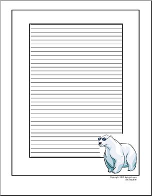 Writing Paper: Polar Bear