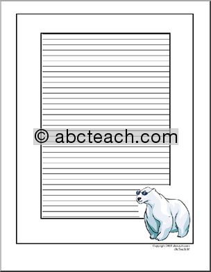 Writing Paper: Polar Bear