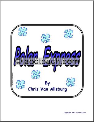 Polar Express Book Title Sign