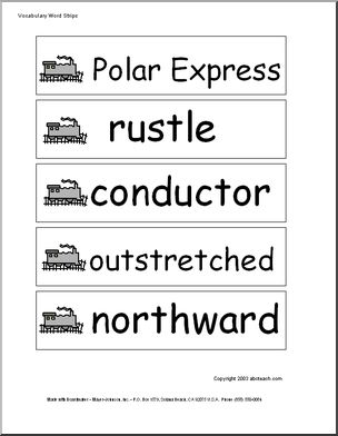 Polar Express Word Wall
