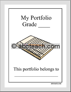 Portfolio Cover: My Portfolio Grades 3-5