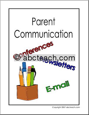 Portfolio Cover: Parent Communication