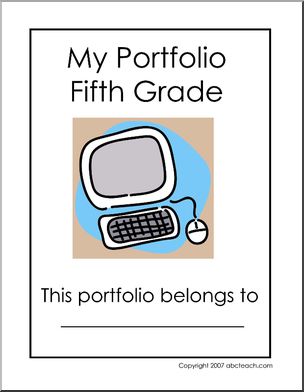 Portfolio Cover: Fifth Grade