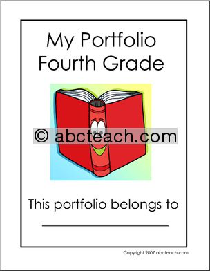 Portfolio Cover: Fourth Grade