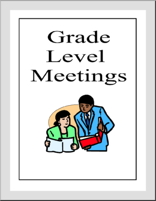 Portfolio Cover: Grade Level Meetings