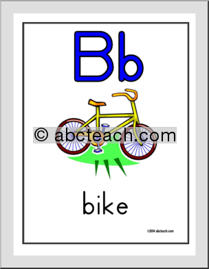Poster: Manuscript  Bb (ZB-Style Font)