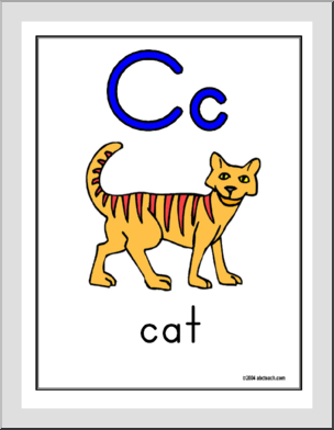 Poster: Cc – Manuscript (ZB-Style Font)