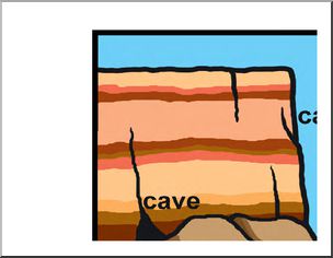 Large Poster: Canyon Landforms (color)