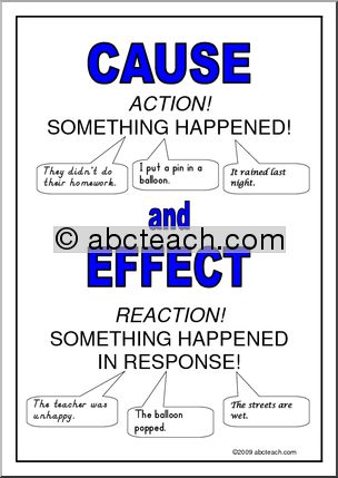 Poster: Cause and Effect