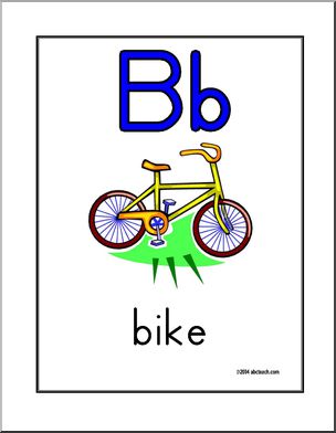 Poster: B-G – Manuscript (ZB-Style Font)