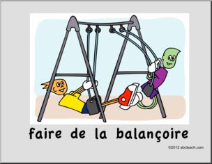 French: Affiche, Ã¬faire de la balanÃoireÃ®