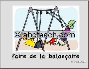 French: Affiche, Ã¬faire de la balanÃoireÃ®