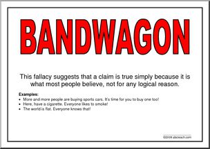 Poster: Fallacy – Bandwagon