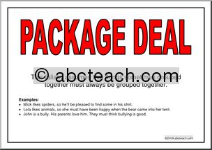 Poster: Fallacy – Package Deal