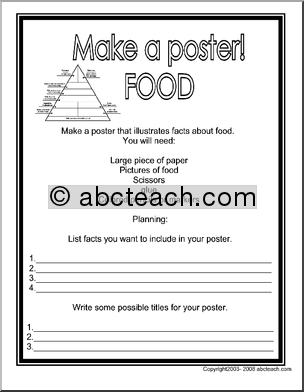 Project: Food Poster