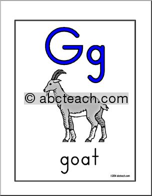 Poster: Gg – Manuscript  (ZB-Style Font)