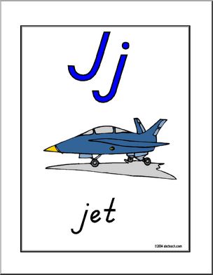 Poster: Manuscript – Jj (DN-Style Font)