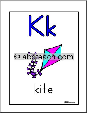 Poster: Kk – Manuscript  (ZB-Style Font)