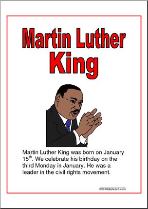 Poster: Martin Luther King