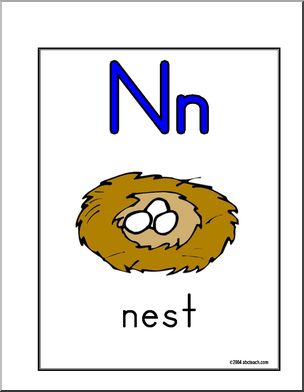 Poster: Nn – Manuscript  (ZB-Style Font)