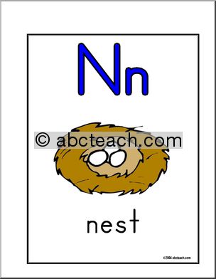 Poster: Nn – Manuscript  (ZB-Style Font)