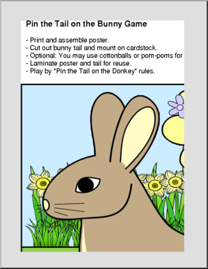 “Pin the Tail on the Bunny” Game