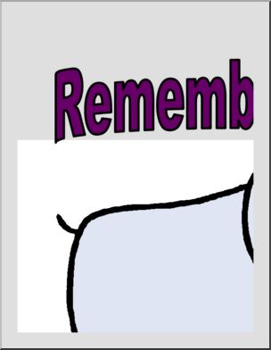 Large Poster: Remember your HOMEWORK! (elephant)